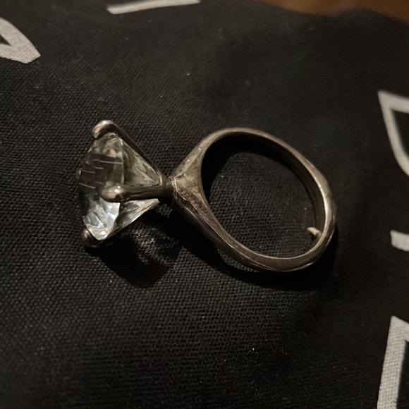 Large Ring Paperweight - Purse Hook - Womens Accessories - Crystals - Home Decor - Picture 2 of 6